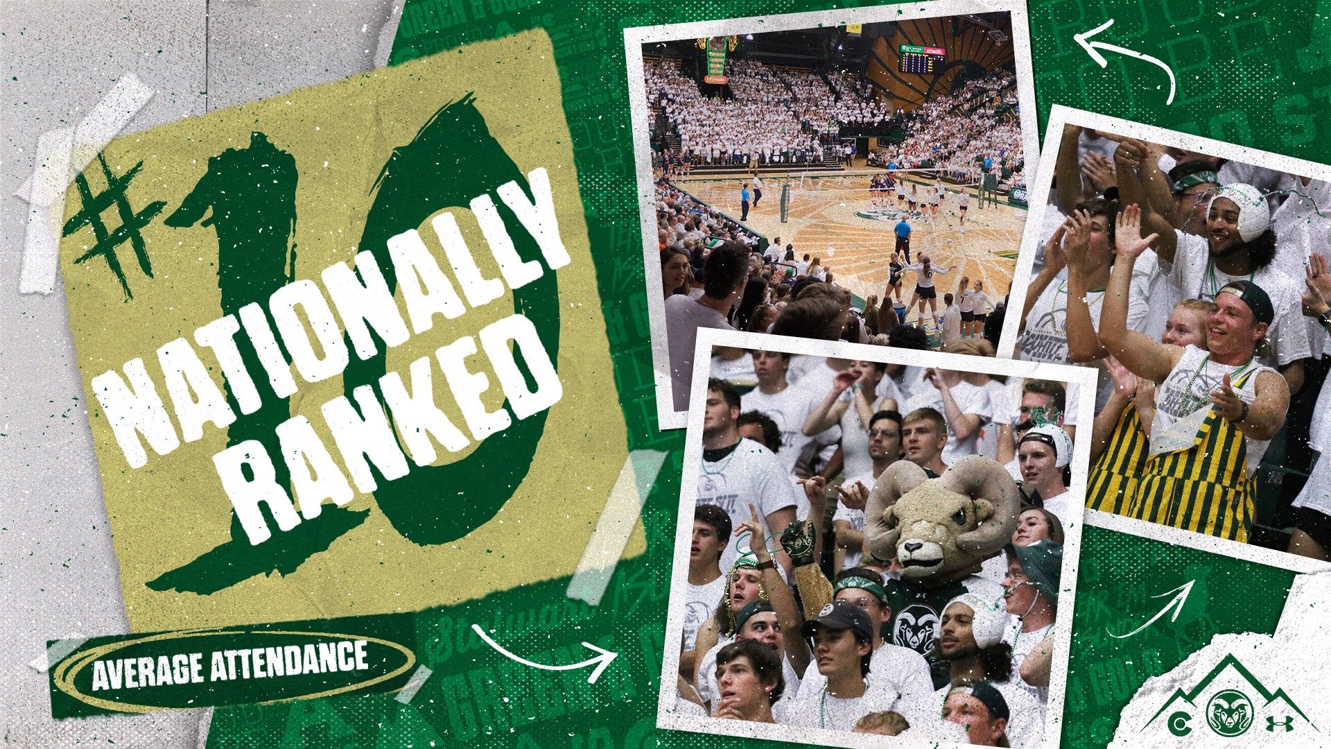 Colorado State volleyball attendance ranking